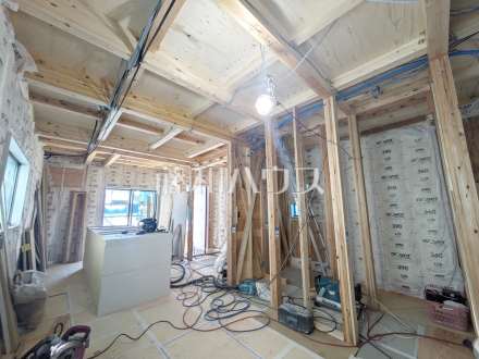 4号棟　建築中内観　【練馬区関町北３丁目】／撮影日2025/04/15