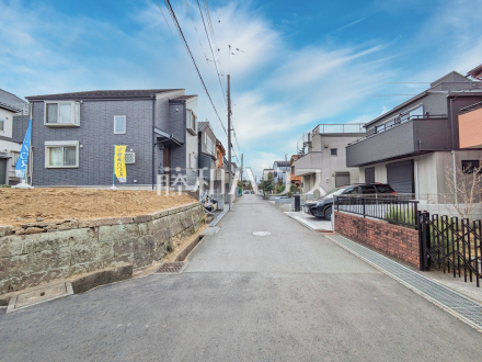 接道状況および現場風景　【日野市南平２丁目】／撮影日2025/02/16