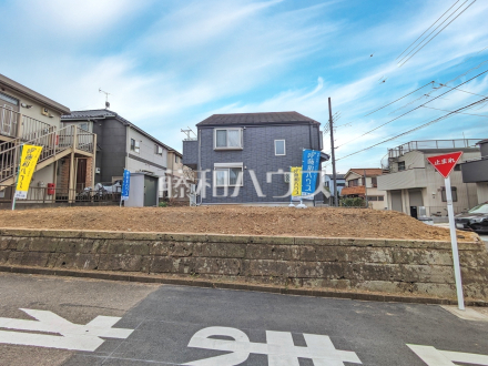 外観　【日野市南平２丁目】
建物のプレゼンをさせていただきますので、実際の完成イメージを思い描いていただくことができます。お気軽にお問合せ下さい。／撮影日2025/02/16