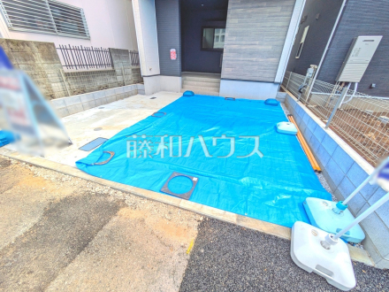来客時や駐輪スペースとしても利用可能なカースペース2台可（車種による）【西東京市緑町１丁目】／撮影日2025/04/17
