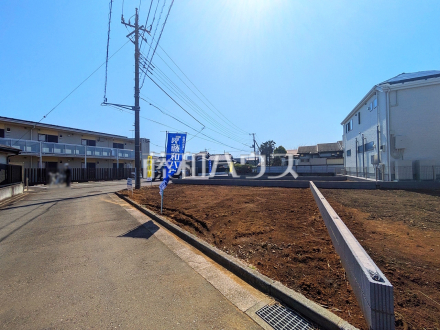 ≪2号地　外観≫建築条件はございませんので、ライフスタイルに合わせた自由なマイホームづくりが可能です。【府中市四谷２丁目】／撮影日2025/03/22