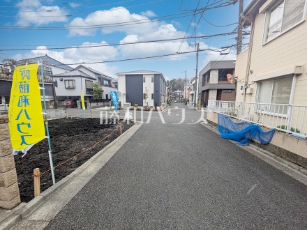 接道状況および現場風景　【練馬区大泉町１丁目】／撮影日2025/03/04
