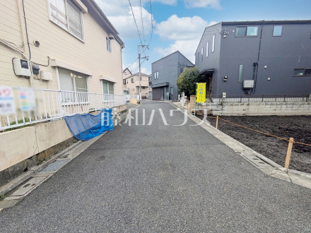 接道状況および現場風景　【練馬区大泉町１丁目】／撮影日2025/03/04