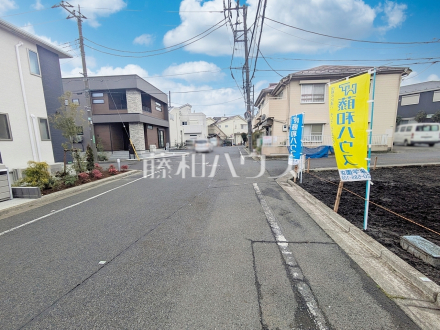接道状況および現場風景　【練馬区大泉町１丁目】／撮影日2025/03/04