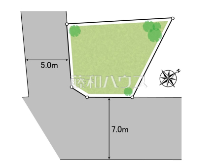 全体区画図　【練馬区大泉町１丁目】