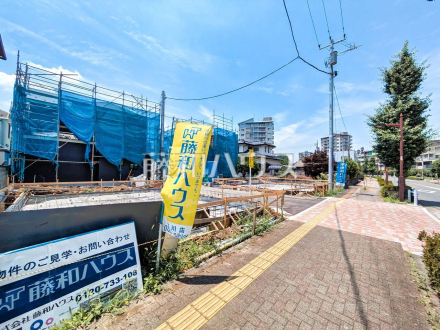 接道状況および現場風景　【立川市砂川町２丁目】ぜひ実物をご覧いただきたく思います。喜んでご案内いたしますのでお気軽にお問合せ下さい。／撮影日2025/06/29