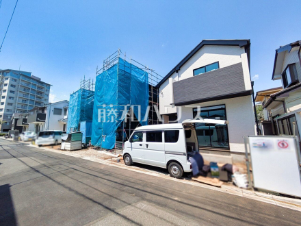 接道状況および現場風景　【立川市砂川町２丁目】／撮影日2025/04/24