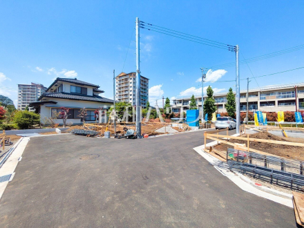 接道状況および現場風景　【立川市砂川町２丁目】／撮影日2025/04/08