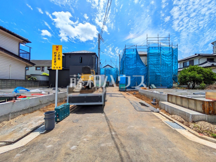 接道状況および現場風景　【立川市砂川町２丁目】／撮影日2025/07/10