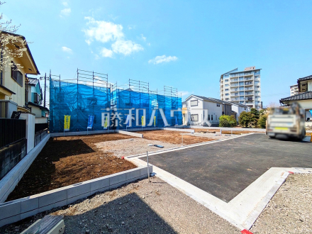 接道状況および現場風景　【立川市砂川町２丁目】／撮影日2025/04/08