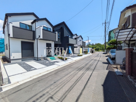 接道状況および現場風景　【立川市砂川町２丁目】／撮影日2025/06/05