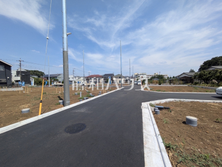 接道状況および現場風景　【三鷹市大沢２丁目】／撮影日2025/08/04