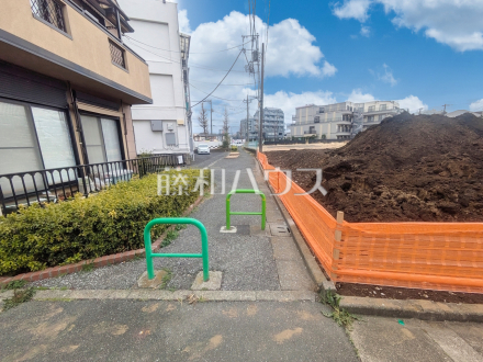 接道状況および現場風景　【練馬区土支田１丁目】／撮影日2025/03/06