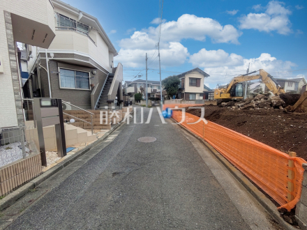 接道状況および現場風景　【練馬区土支田１丁目】／撮影日2025/03/06