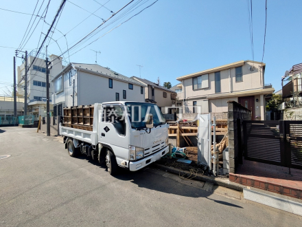 接道状況および現場風景　【杉並区本天沼３丁目】／撮影日2025/03/01