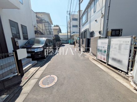 接道状況および現場風景　【杉並区本天沼３丁目】／撮影日2025/03/01