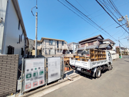 接道状況および現場風景　【杉並区本天沼３丁目】／撮影日2025/03/01