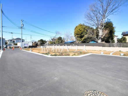 接道状況および現場風景　【清瀬市野塩３丁目】／撮影日2024/02/11
