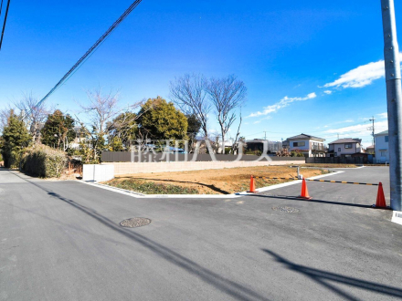 接道状況および現場風景　【清瀬市野塩３丁目】／撮影日2024/02/11