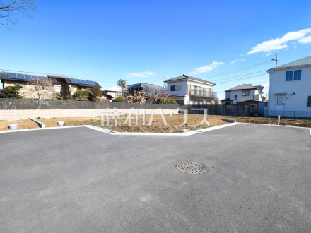 接道状況および現場風景　【清瀬市野塩３丁目】／撮影日2024/02/11