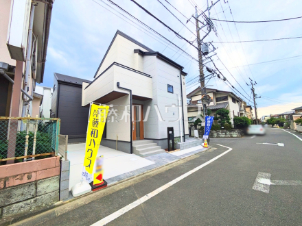 1号棟　接道状況および現場風景　【調布市染地１丁目】／撮影日2025/06/27