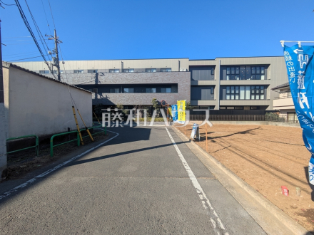 接道状況および現場風景　【練馬区田柄３丁目】／撮影日2025/02/26