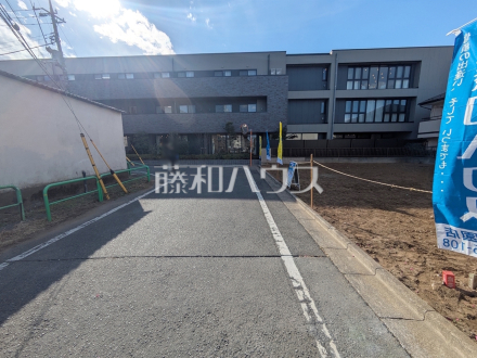 接道状況および現場風景　【練馬区田柄３丁目】／撮影日2025/02/18