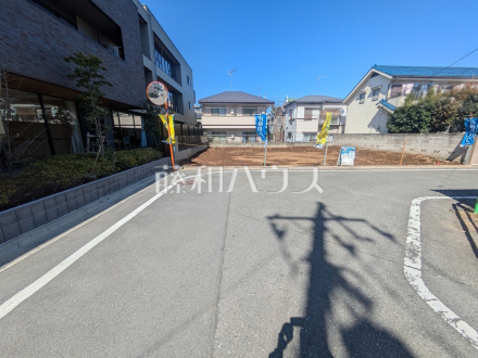接道状況および現場風景　【練馬区田柄３丁目】／撮影日2025/03/07