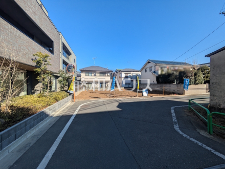 接道状況および現場風景　【練馬区田柄３丁目】／撮影日2025/02/26