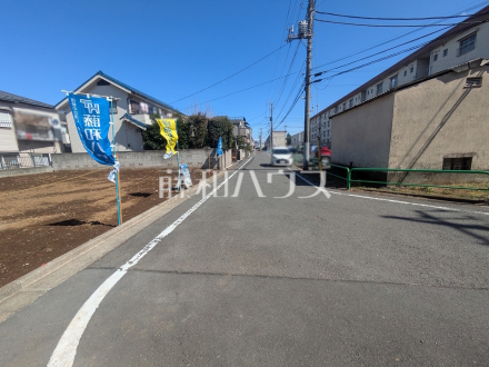 接道状況および現場風景　【練馬区田柄３丁目】／撮影日2025/03/07