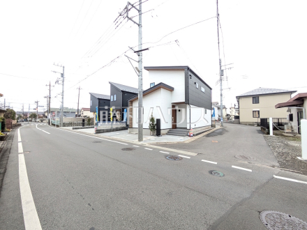 接道状況および現場風景　【東村山市廻田町２丁目】／撮影日2025/12/25