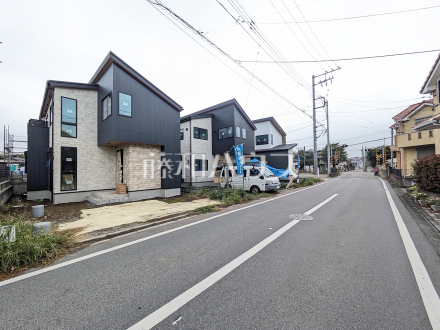 接道状況および現場風景　【東村山市廻田町２丁目】／撮影日2025/10/16