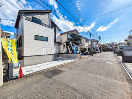 接道状況および現場風景　【東村山市青葉町２丁目】／撮影日2025/04/06