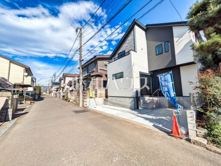 接道状況および現場風景　【東村山市青葉町２丁目】／撮影日2025/04/06