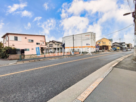 接道状況および現場風景　【西東京市芝久保町３丁目】／撮影日2024/11/15