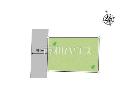 全体区画図　【日野市百草】