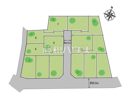 全体区画図　【西東京市南町６丁目】