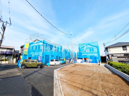 ≪現場風景≫同時期に生活をスタートさせるご家族の多い分譲地は、困ったときも心強い存在になりそうですね！ 　【府中市西府町１丁目】／撮影日2025/04/18