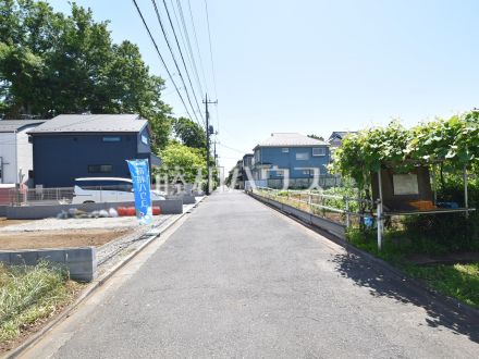 接道状況および現場風景　【小平市回田町】／撮影日2024/05/10