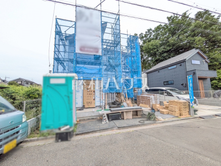 外観　【小平市回田町】完成前ですがご見学できます。通常ではなかなか見ることのできない建物構造も、建築中だからこそご覧になれます。／撮影日2025/05/29