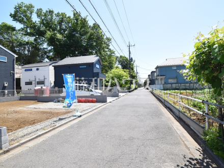 接道状況および現場風景　【小平市回田町】／撮影日2024/05/10