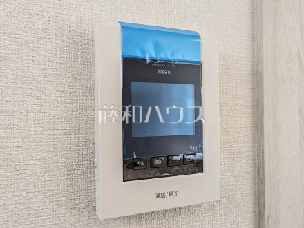 4号棟　TVモニター付インターフォン　【小平市津田町２丁目】　防犯に役立つTVモニター付インターフォン
／撮影日2025/03/21