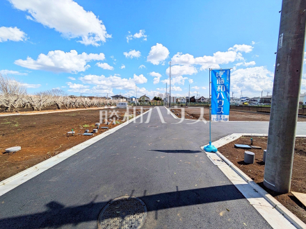 接道状況および現場風景　【三鷹市北野３丁目】／撮影日2025/03/17