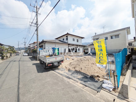 接道状況および現場風景　【福岡市早良区重留１丁目】／撮影日2025/04/11
