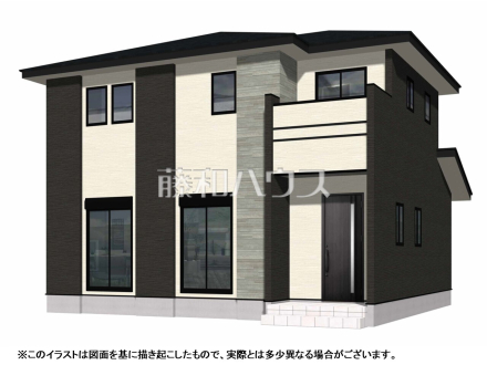 完成予想図（外観）　【福岡市早良区重留１丁目】