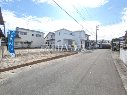 接道状況および現場風景　【福岡市早良区重留１丁目】／撮影日2025/03/14