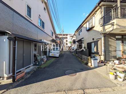 接道状況および現場風景　【小平市花小金井７丁目】／撮影日2025/03/20