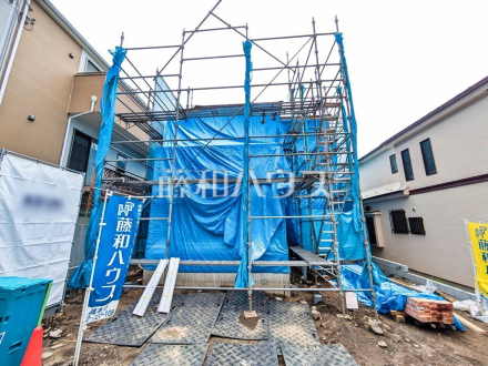 ≪接道状況≫調布市深大寺南町2丁目　全1棟　新築分譲住宅の誕生です！　【調布市深大寺南町２丁目】／撮影日2025/05/04