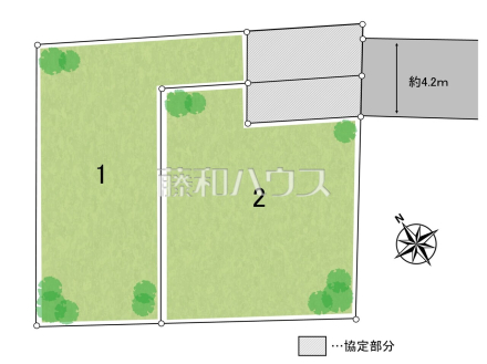≪全体区画図≫周辺環境も合わせてご案内いたします！まずはお気軽にお問い合わせくださいませ☆【調布市飛田給２丁目】