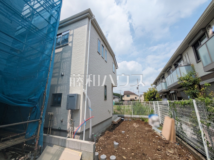≪1号棟　外観≫ランドリールームやパントリーなど収納重視の間取り♪　【調布市飛田給２丁目】／撮影日2025/07/06